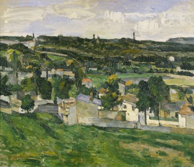 In der Nähe von Auvers-sur-Oise, ca. 1880 von Paul Cézanne